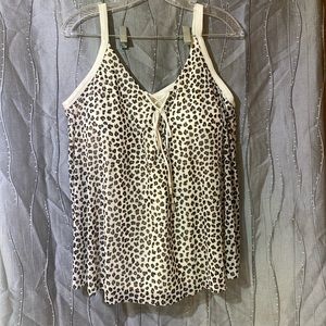 Coco Reef Leopard Print Swimsuit Top Size 20W/44DD